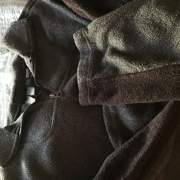 Outdoor urban terrain grey 2 Tone with black fleece pullover jacket - Picture 3 of 9